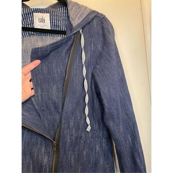 Cabi Blue Zip Adventure Anorak Jacket 5100 Size M - Picture 12 of 16